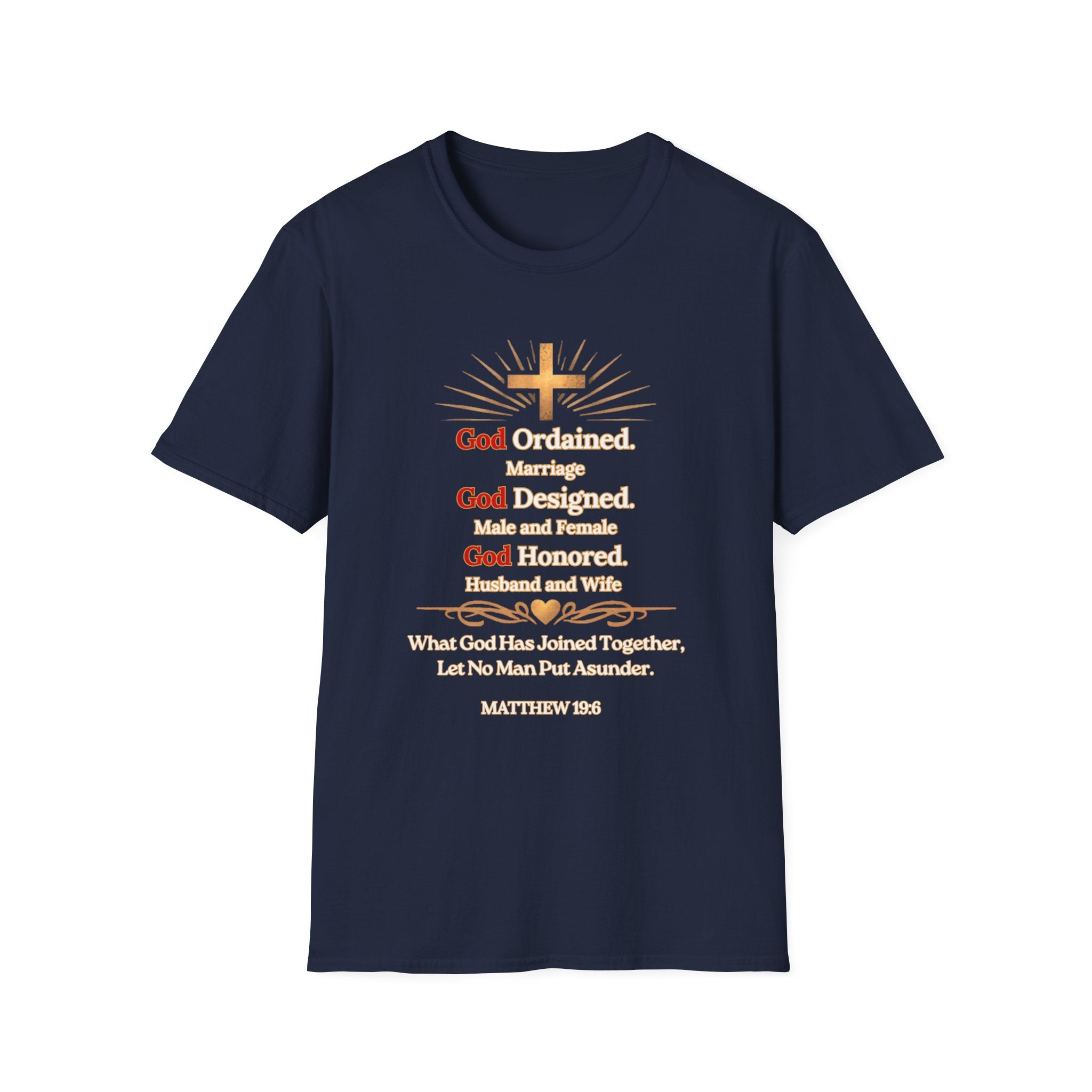 What God Has Joined Together – Matthew 19:6 Christian Tee