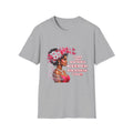 T-Shirt — 'I Am My Sister's Keeper' Floral Black Woman Portrait