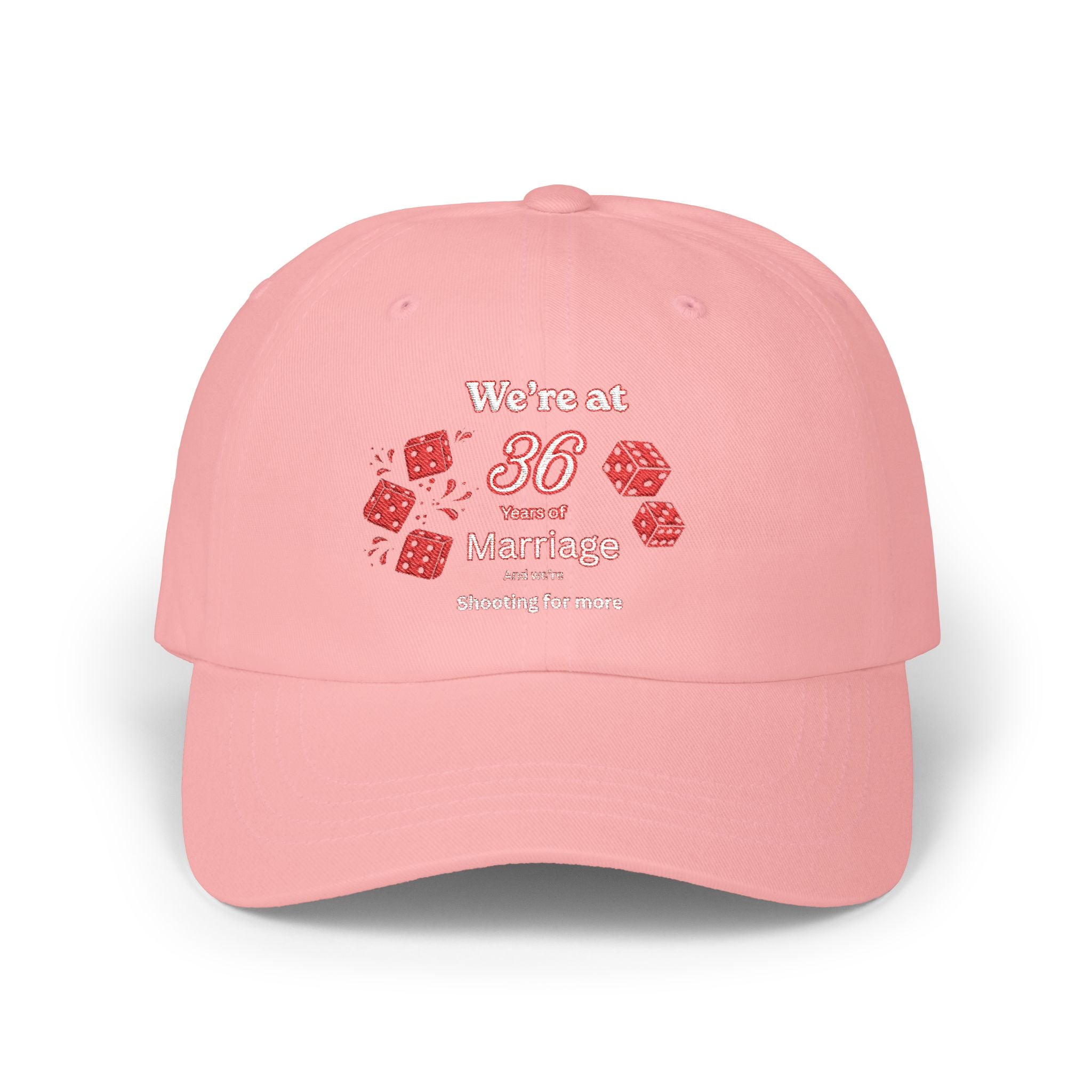36th Anniversary Dad Cap | "We're at 36-Something" Embroidered Hat