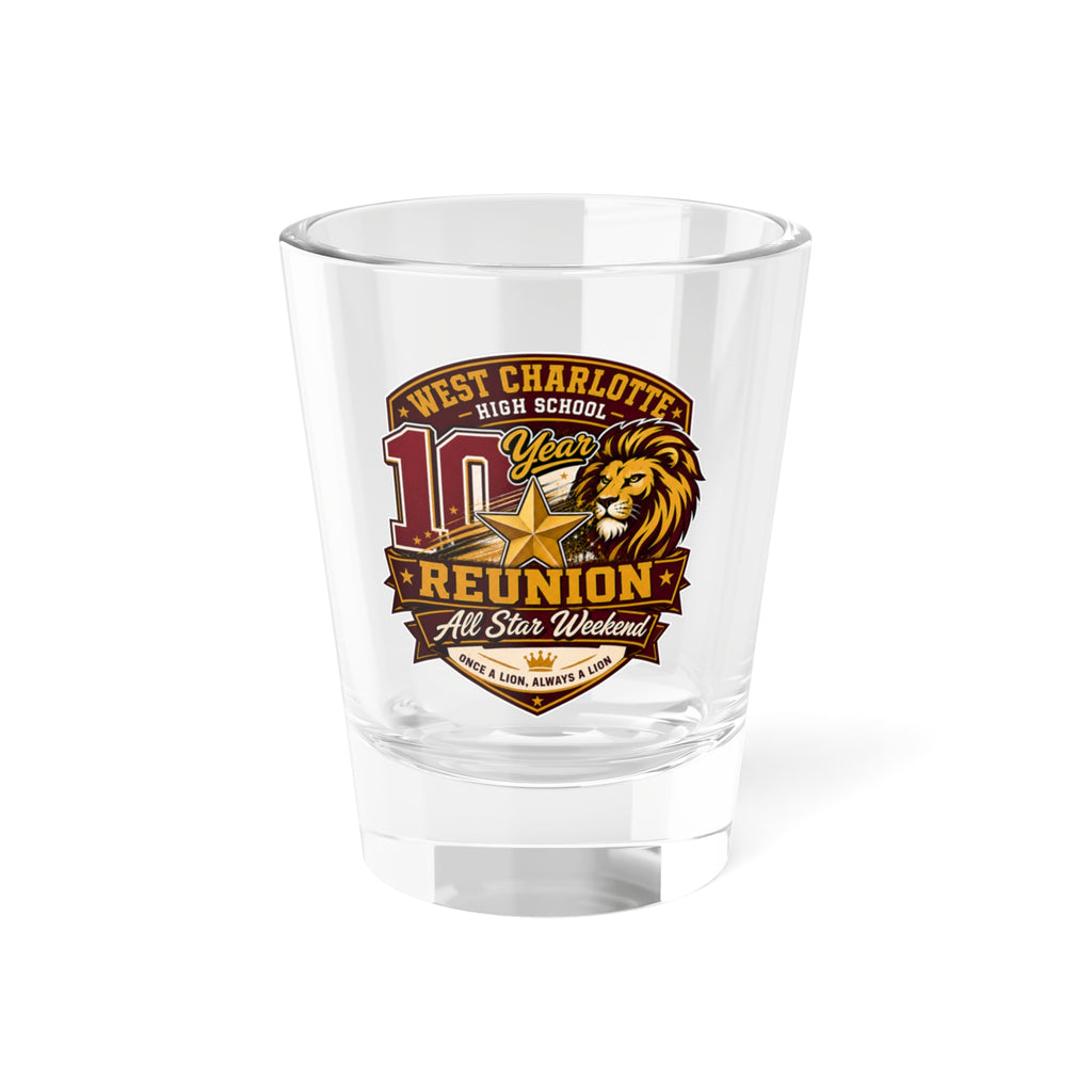 10 Year Reunion Shot Glass – West Charlotte High School All-Star Weekend 🎉