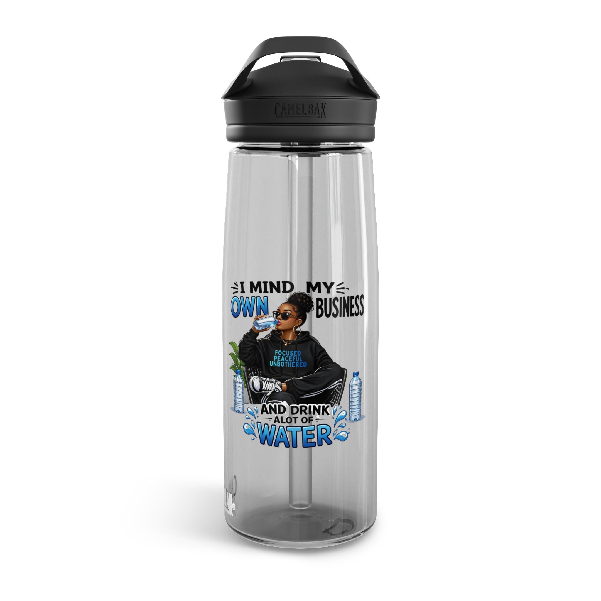 Mind My Own Business Bundle | Funny Self-Care Tee + CamelBak Water Bottle