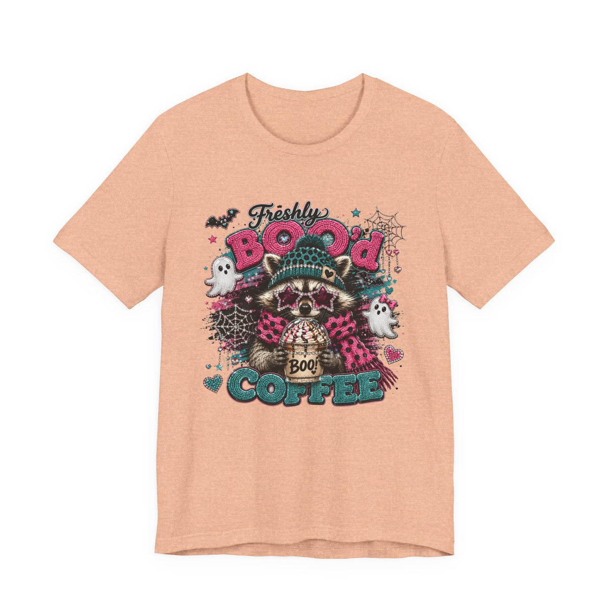 Freshly Booo'd Coffee Tee | Cute Halloween Graphic Shirt