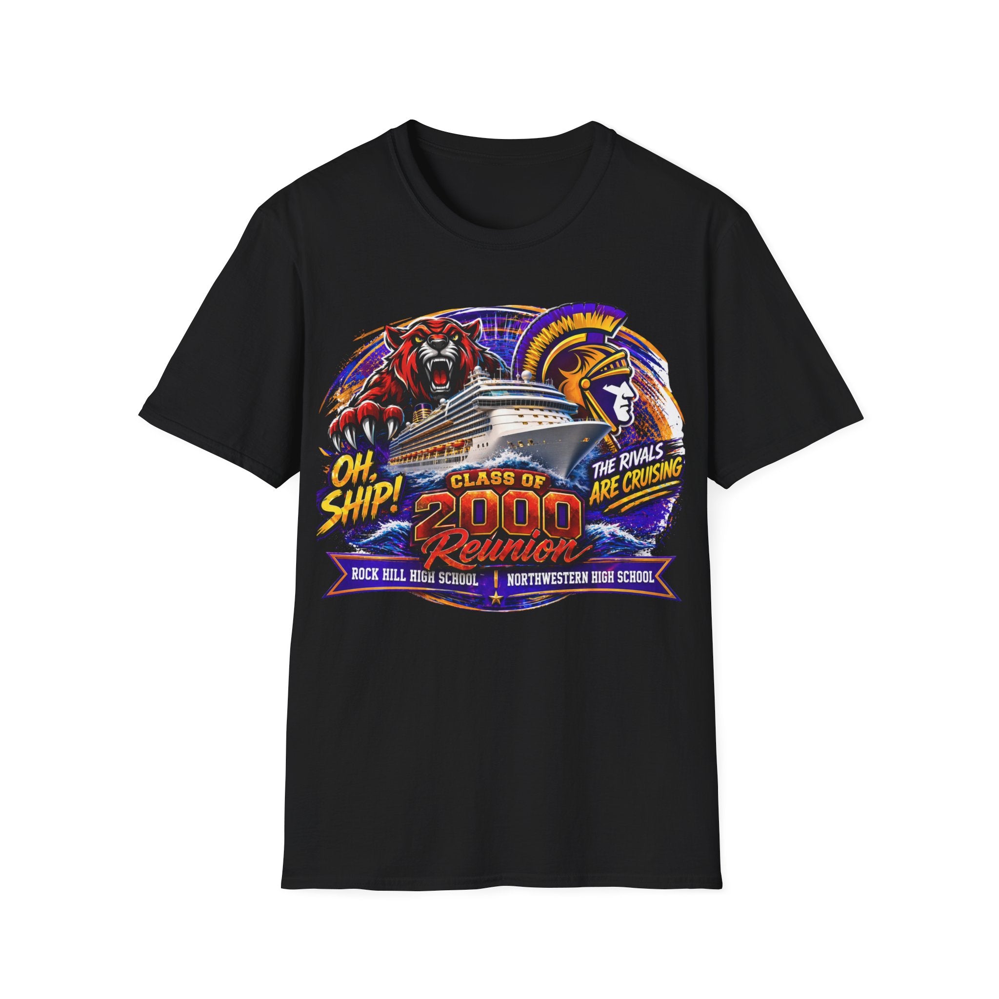 Class of 2000 Reunion T-Shirt – "Oh Ship! The Rivals Are Docking" Cruise Reunion Tee