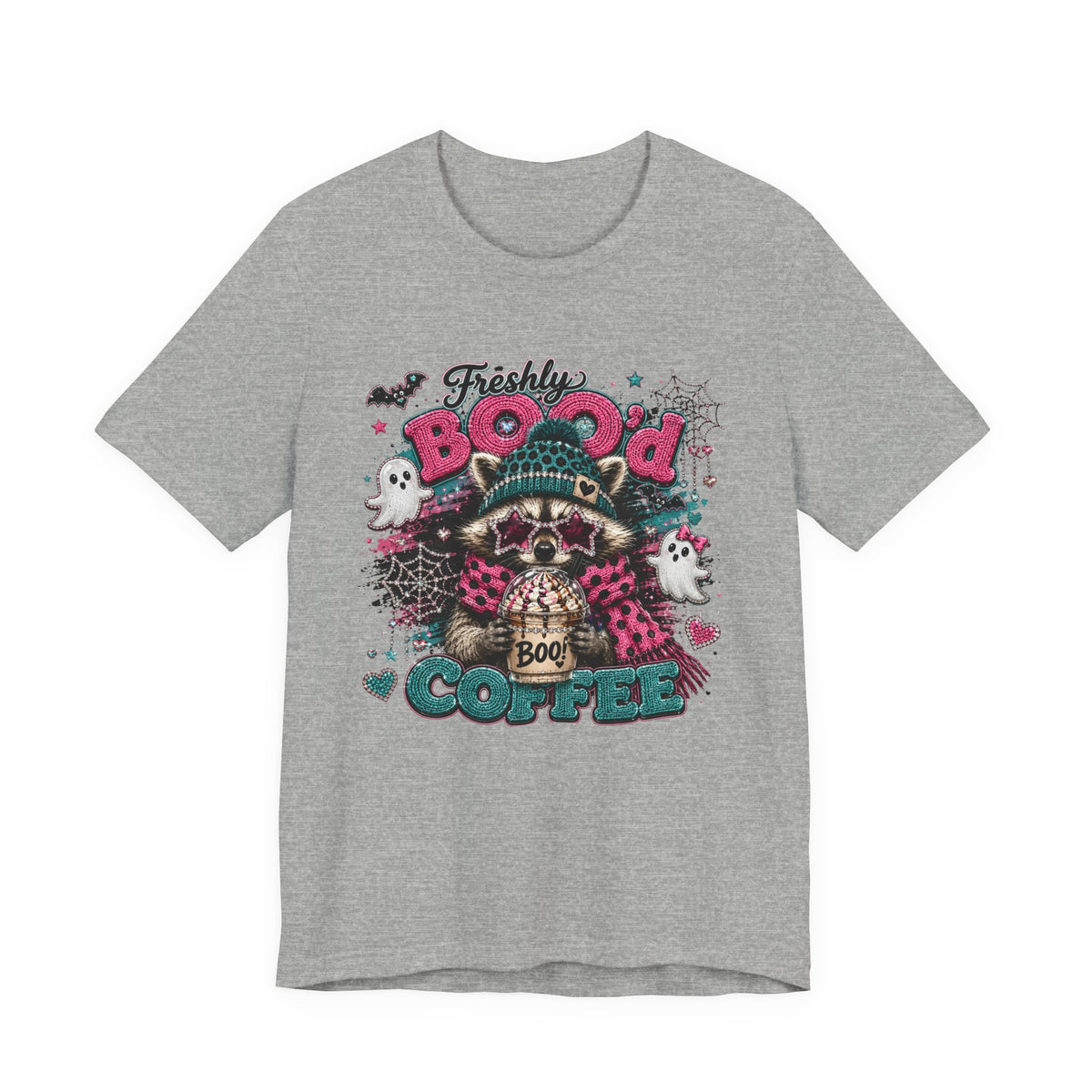 Freshly Booo'd Coffee Tee | Cute Halloween Graphic Shirt