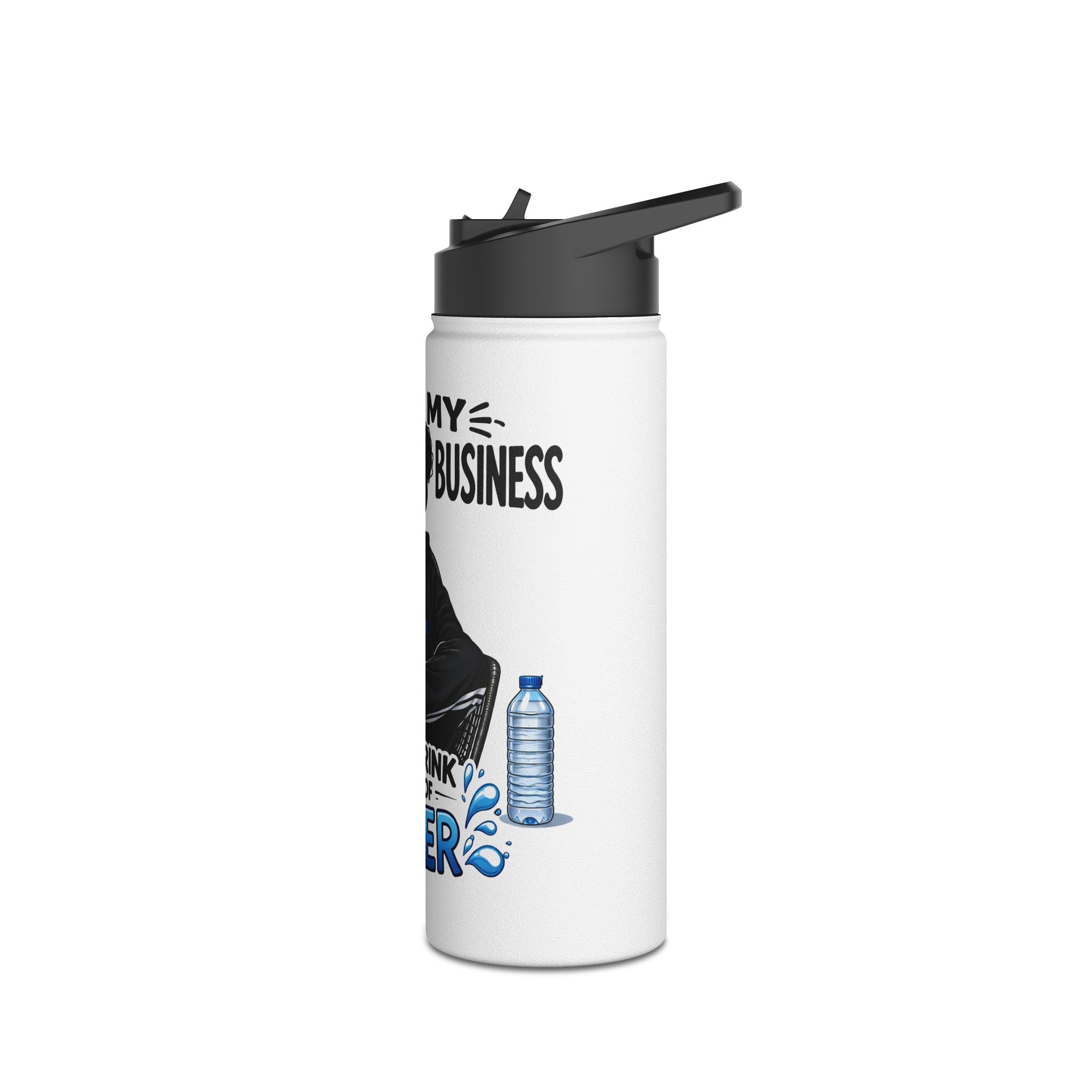 'I Mind My Own Business' Insulated Stainless Steel Water Bottle