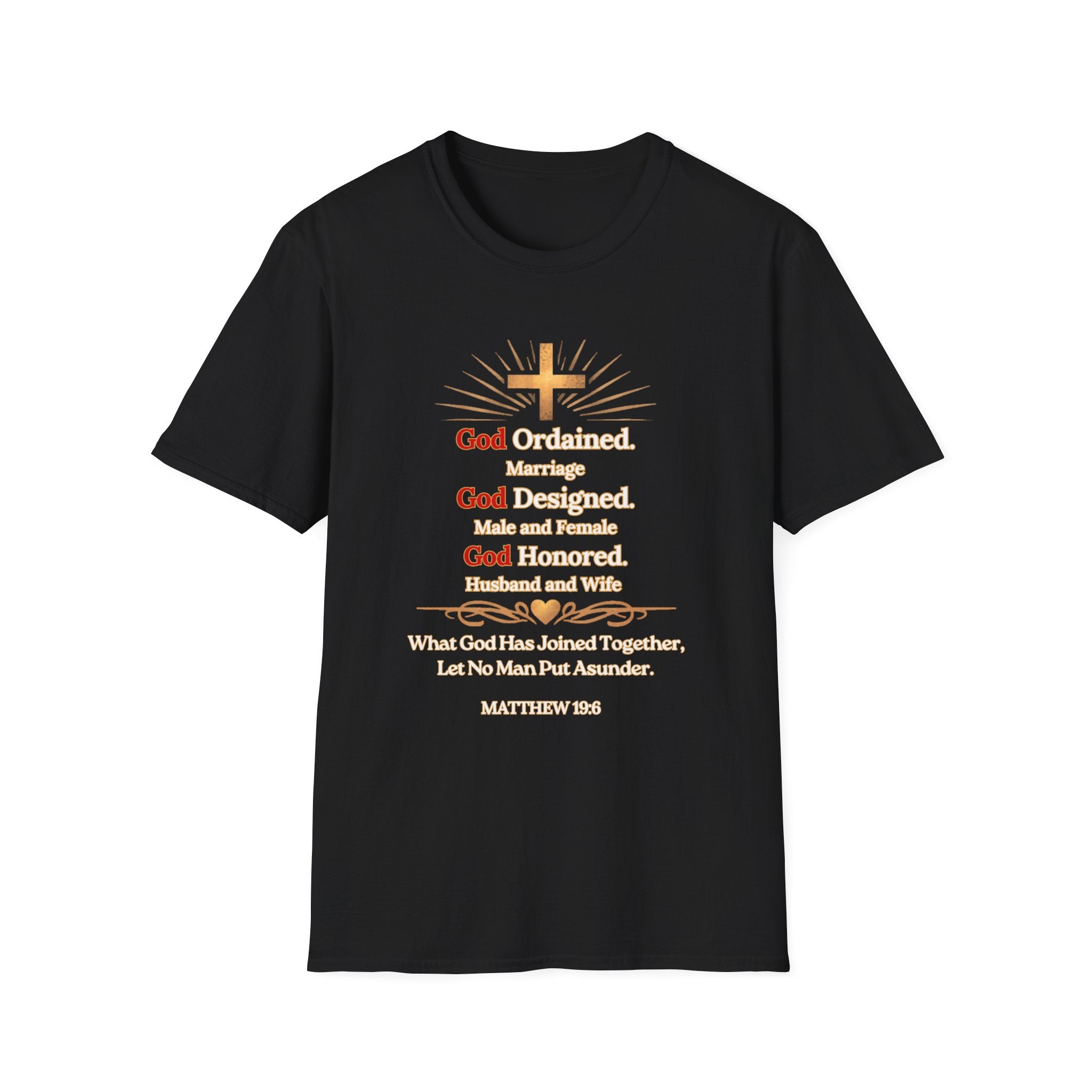 What God Has Joined Together – Matthew 19:6 Christian Tee