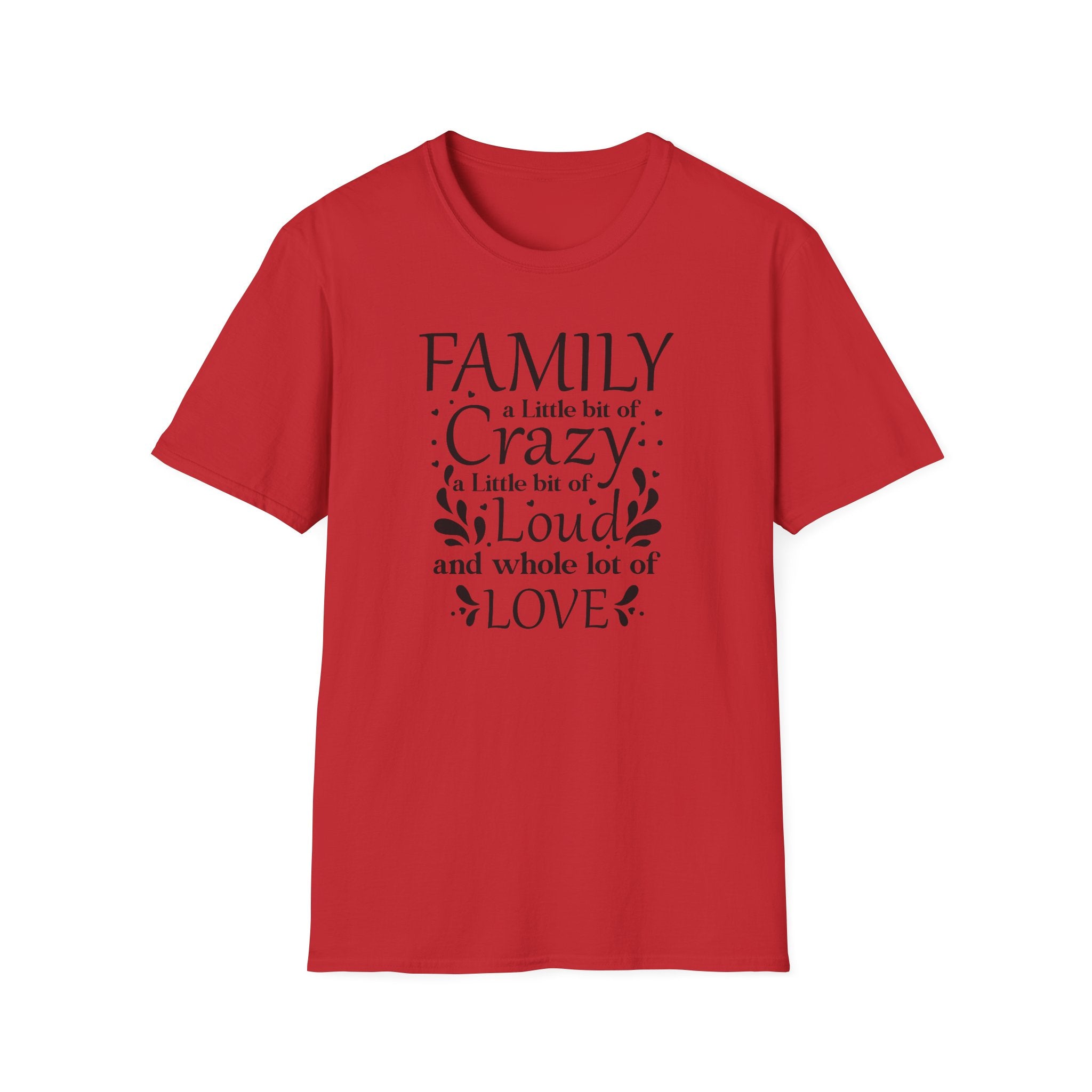 Family: A Little Bit of Crazy, Loud & Love T-Shirt