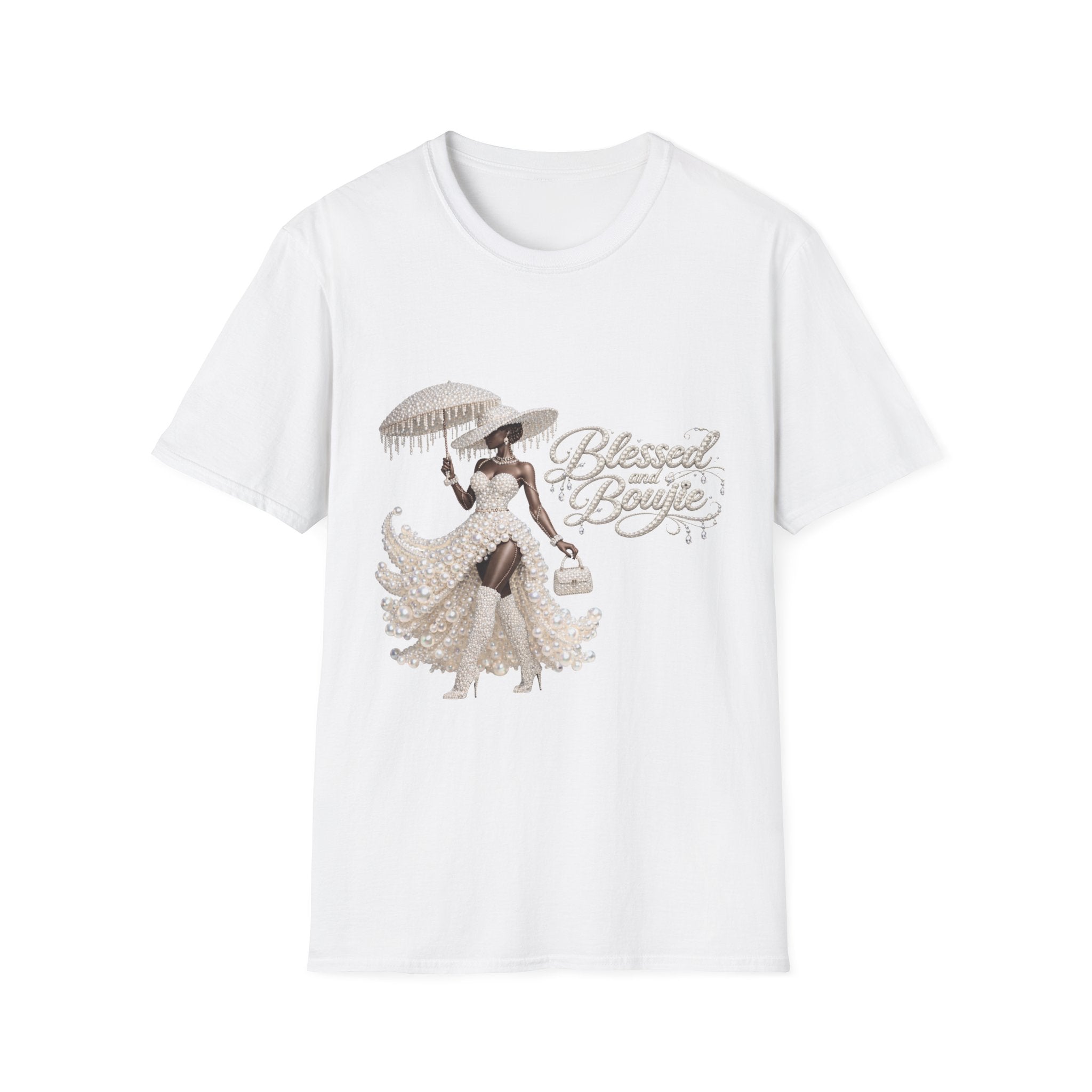 Blessed Boujee Vintage Lady T-Shirt