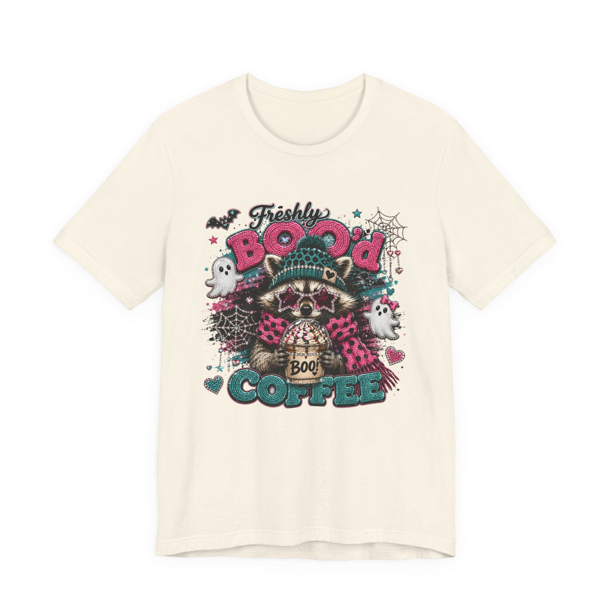 Freshly Booo'd Coffee Tee | Cute Halloween Graphic Shirt
