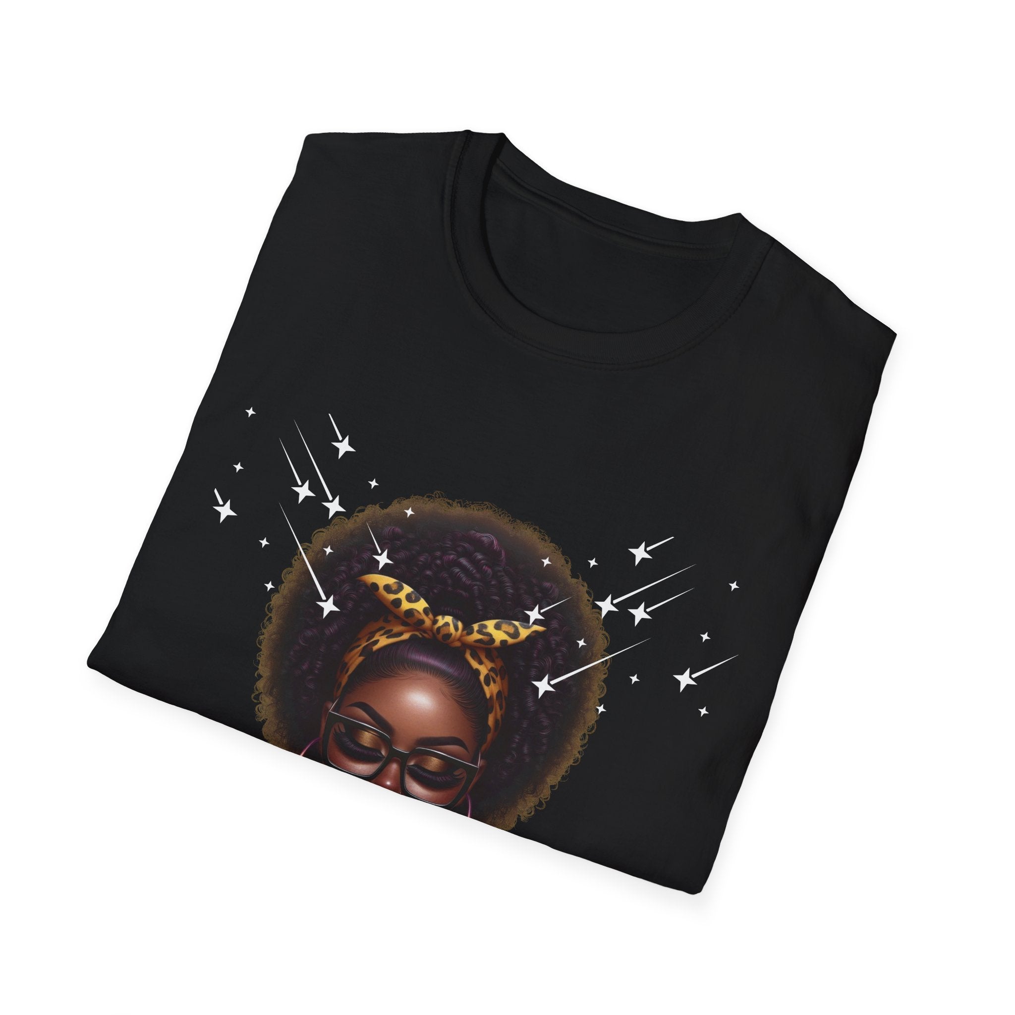 Blessed Afro Woman T-Shirt | Black Girl Magic Faith Graphic Tee