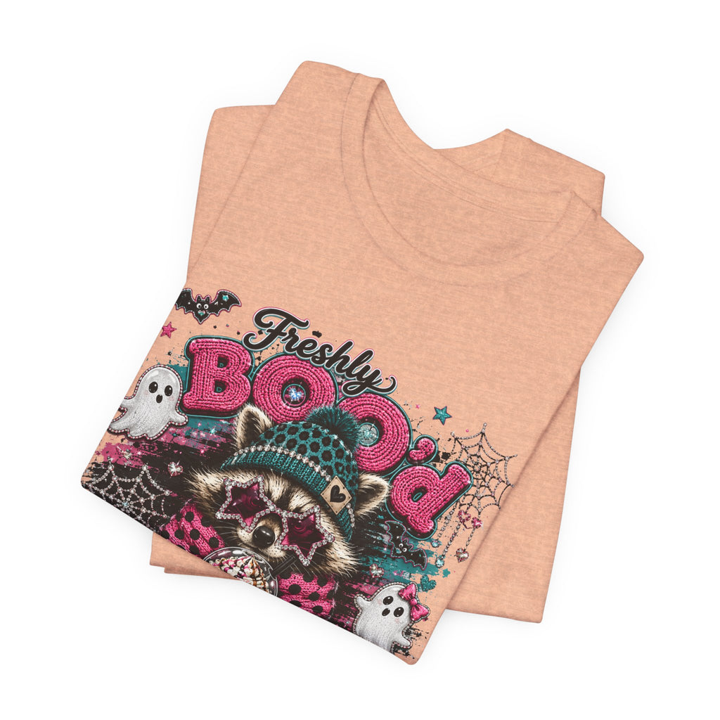 Freshly Booo'd Coffee Tee | Cute Halloween Graphic Shirt