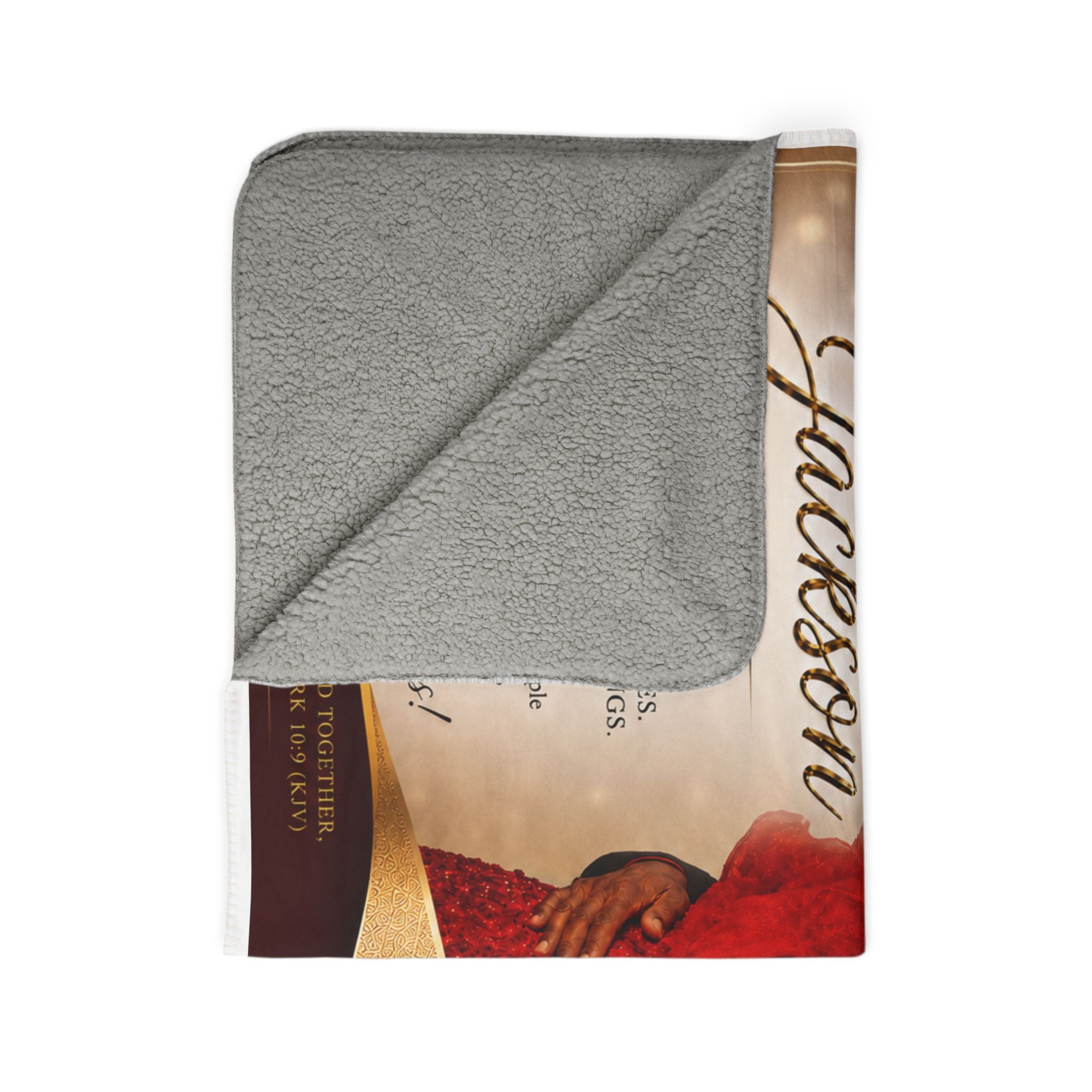 45th Anniversary Sherpa Blanket – Personalized Mr. & Mrs. Jackson Celebration Throw