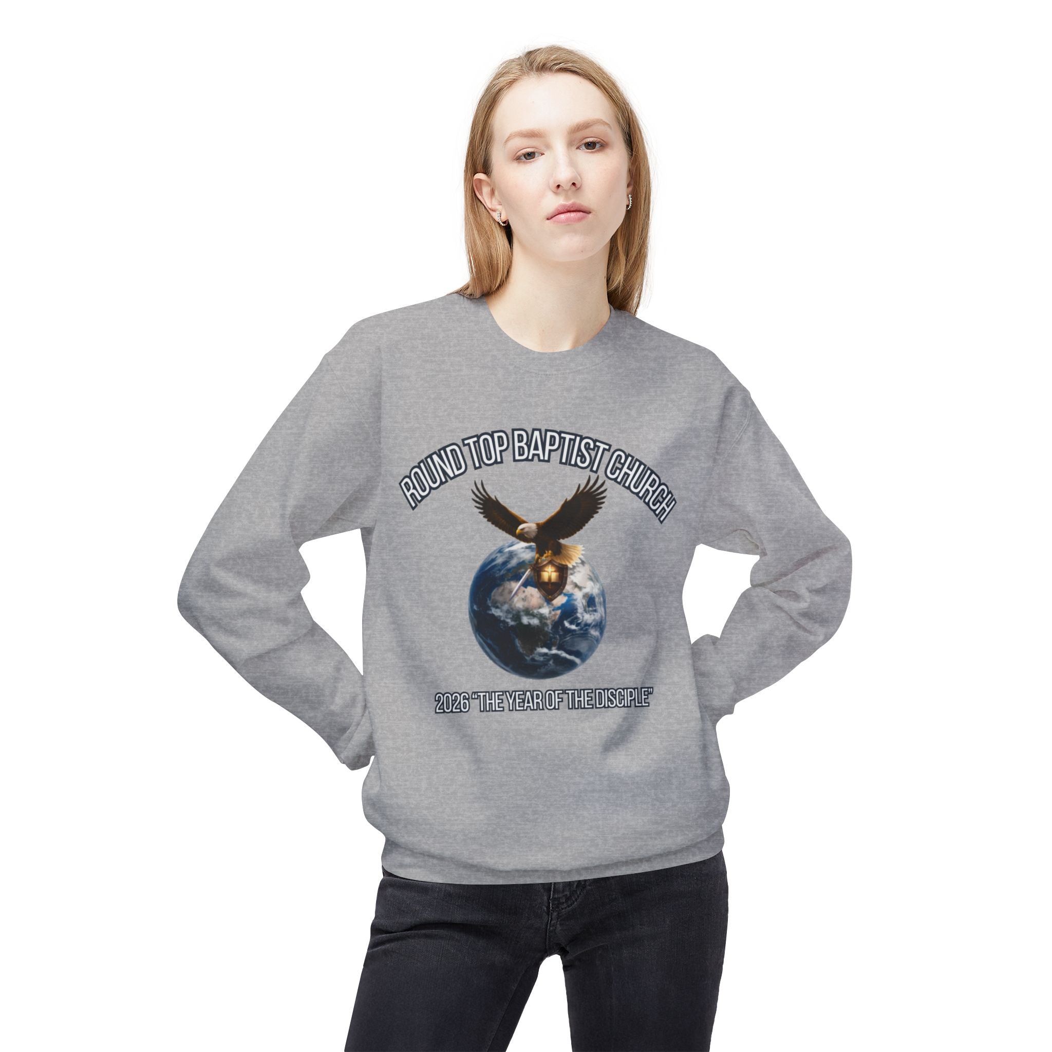 Go Ye Mission Crewneck — Round Top Baptist Church | Eagle & Earth Sweatshirt