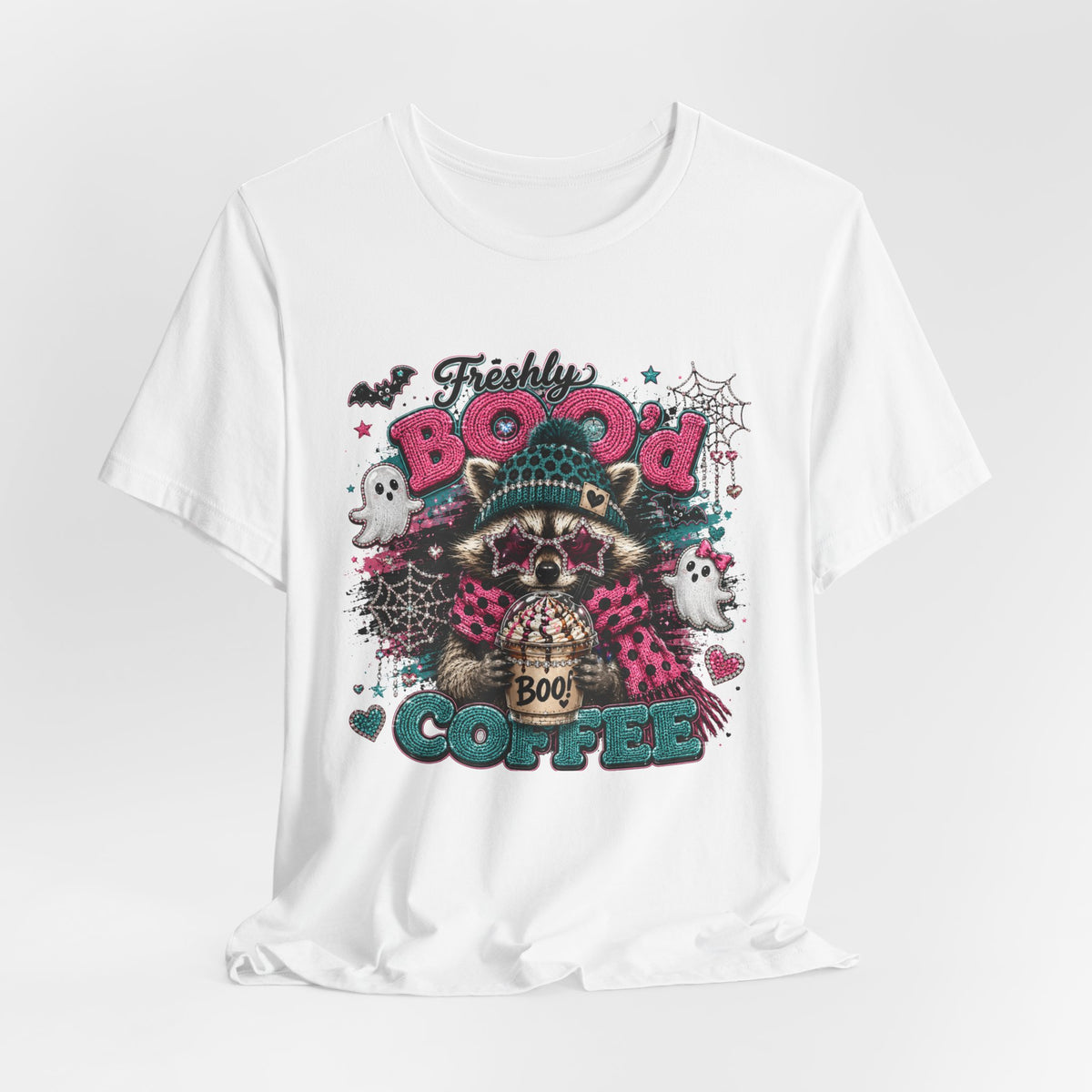 Freshly Booo'd Coffee Tee | Cute Halloween Graphic Shirt