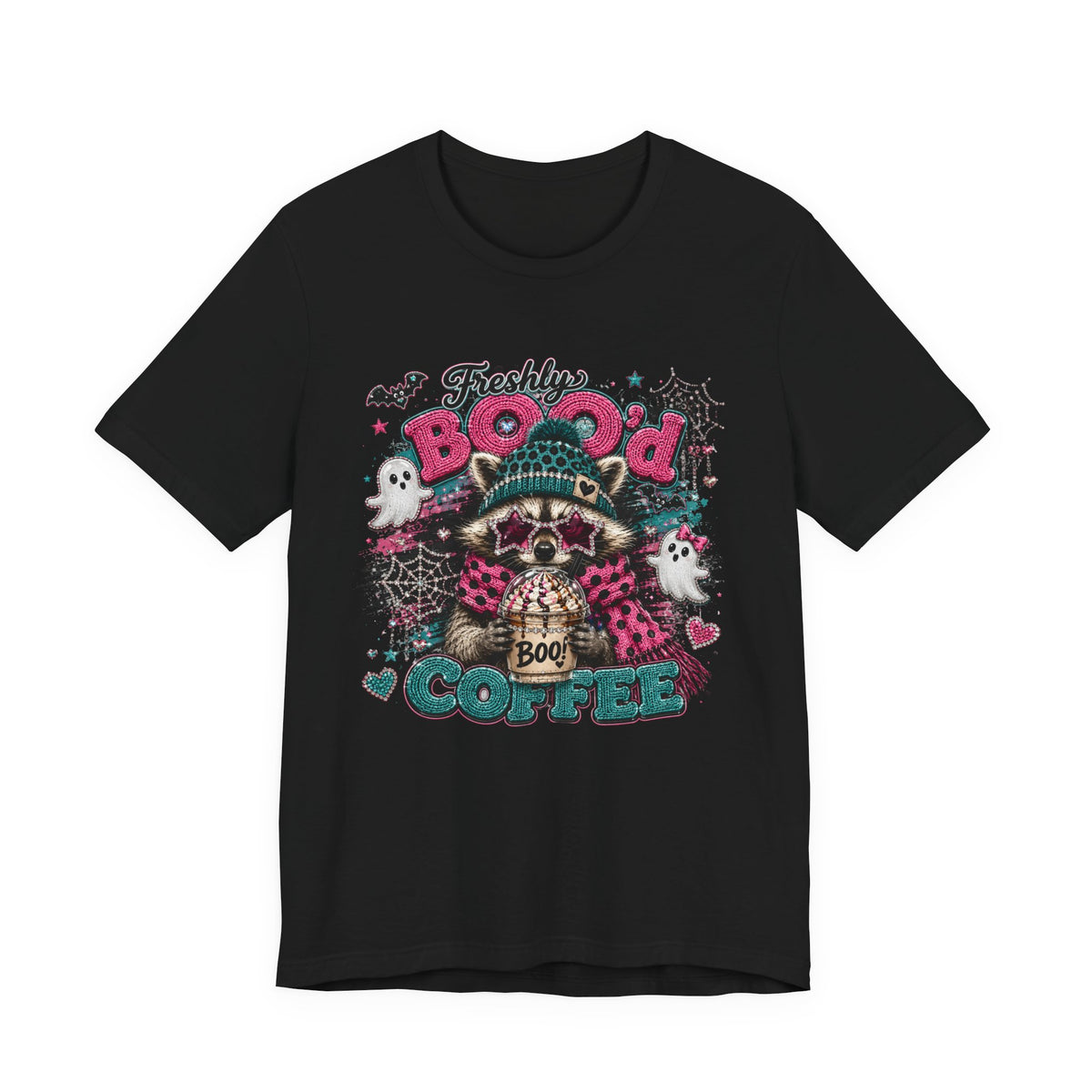 Freshly Booo'd Coffee Tee | Cute Halloween Graphic Shirt