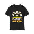 Grandpa Nameplate T-Shirt | Personalized Retro Badge Tee