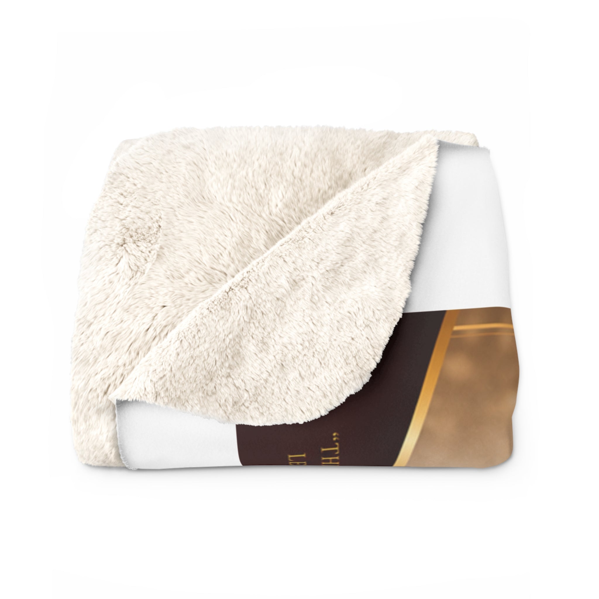 45th Anniversary Personalized Photo Sherpa Blanket — Custom Couples Keepsake Gift