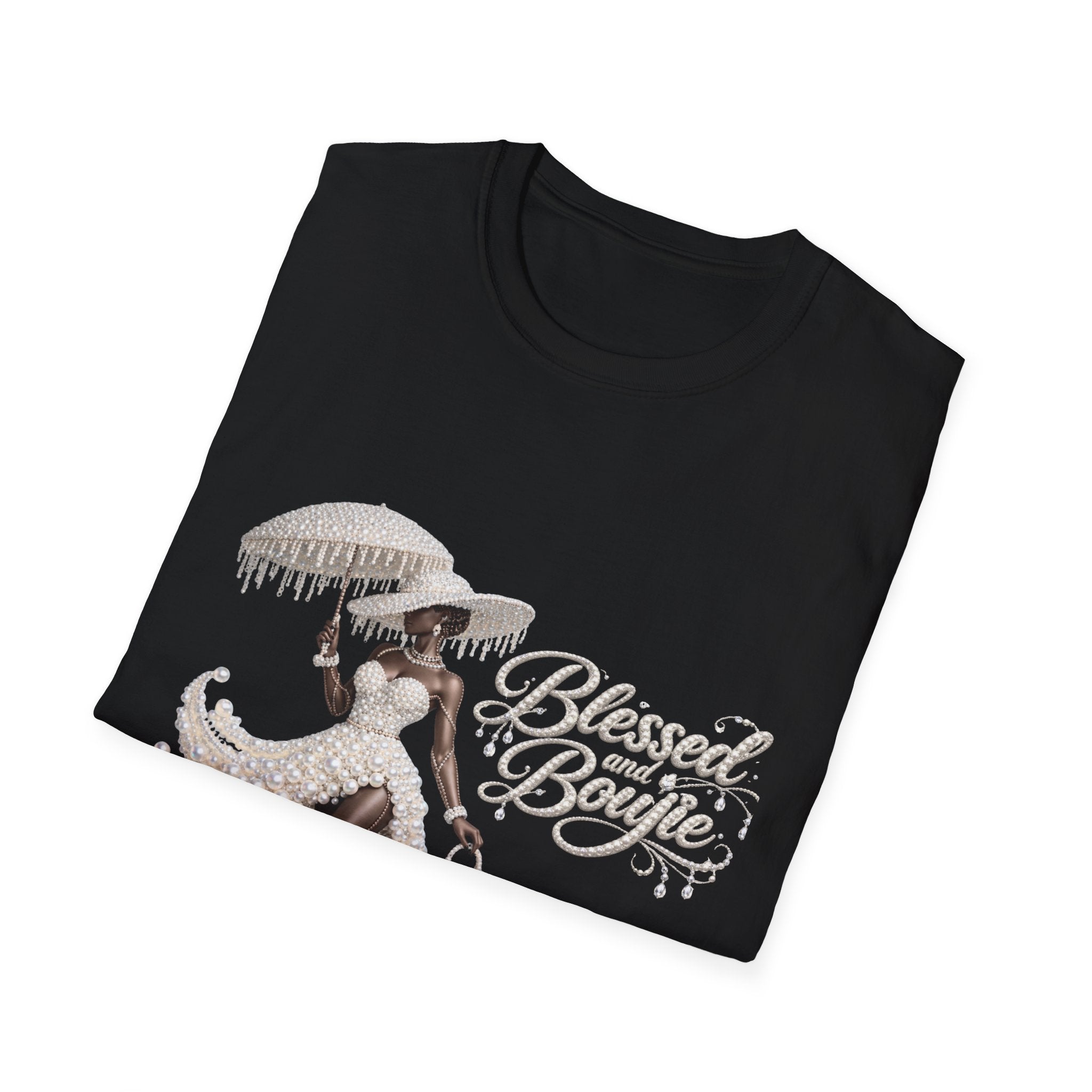 Blessed Boujee Vintage Lady T-Shirt