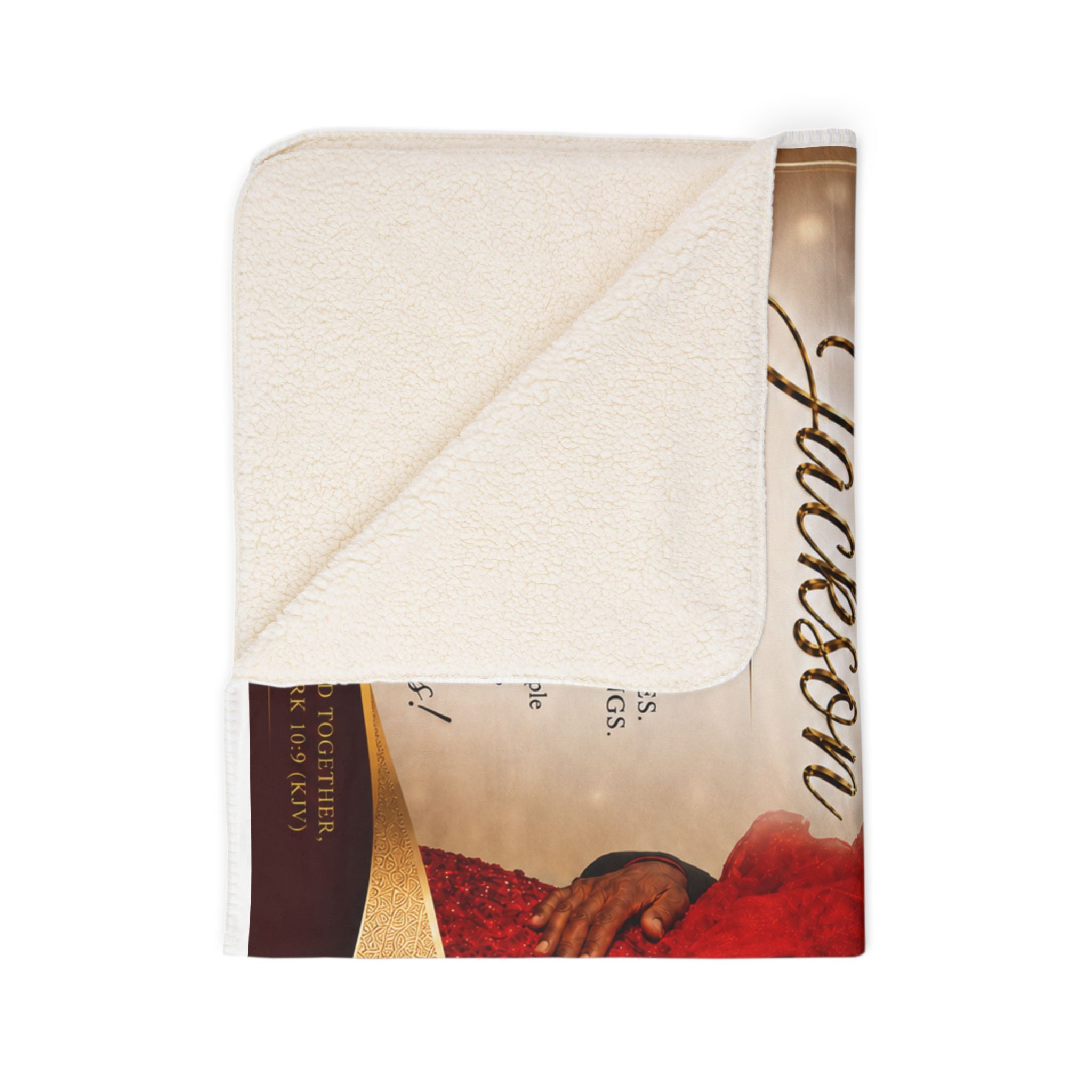 45th Anniversary Sherpa Blanket – Personalized Mr. & Mrs. Jackson Celebration Throw