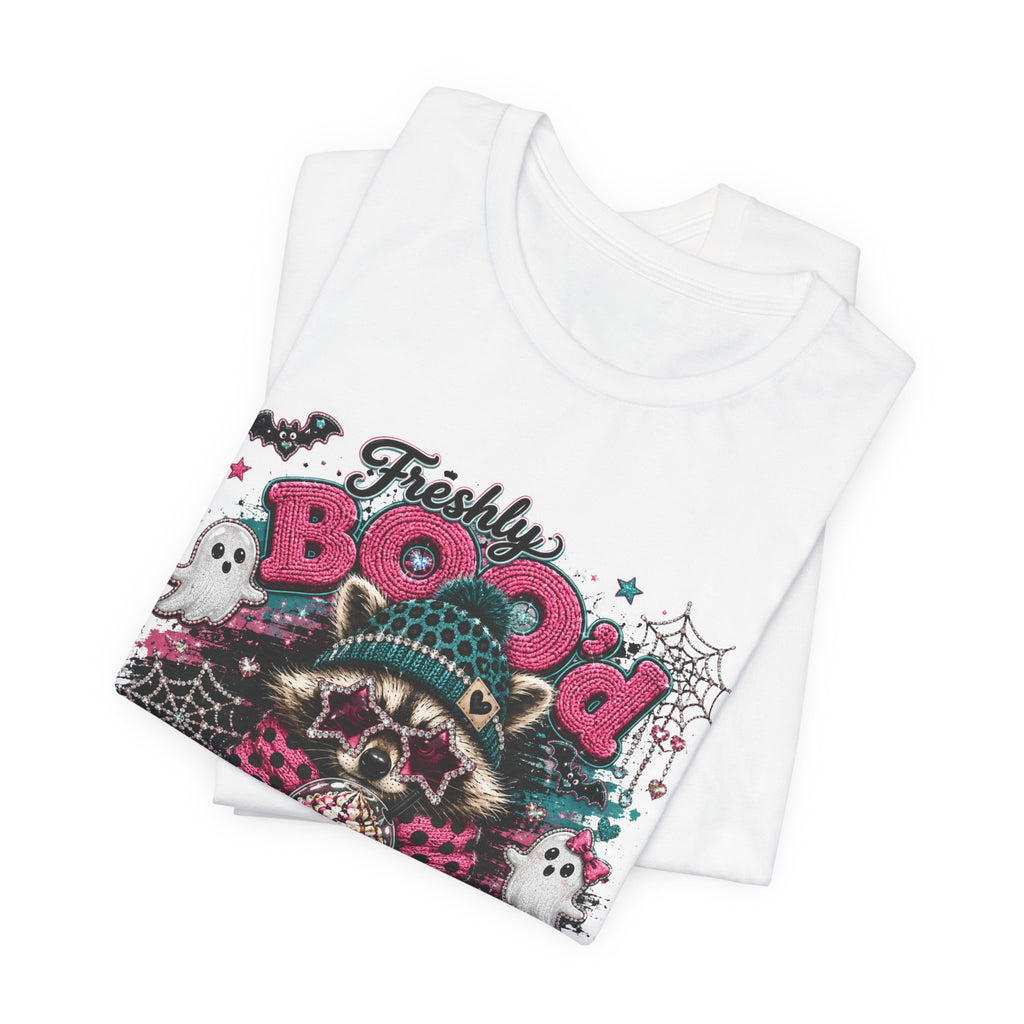 Freshly Booo'd Coffee Tee | Cute Halloween Graphic Shirt