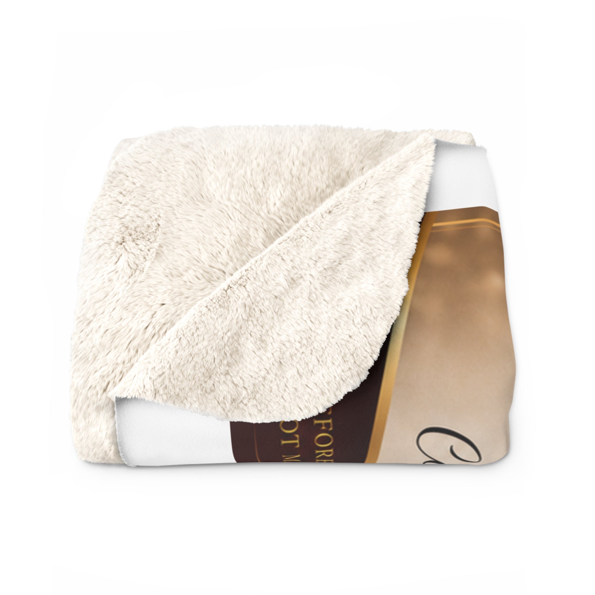 45th Anniversary Personalized Photo Sherpa Blanket — Custom Couples Keepsake Gift