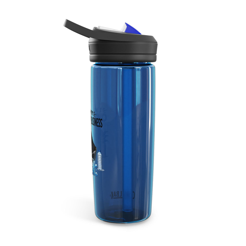 Motivational Graphic Water Bottle — "Mind Your Own Business and Drink A Lot of Water" CamelBak Eddy