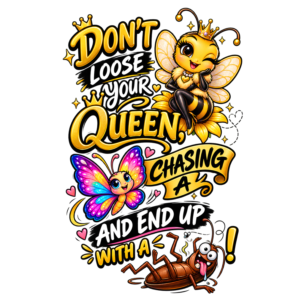 Don't Lose Your Queen Bee T-Shirt | Cute Bee Graphic Tee for Mom & Bee Lovers